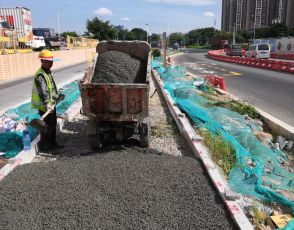 透水混凝土路面