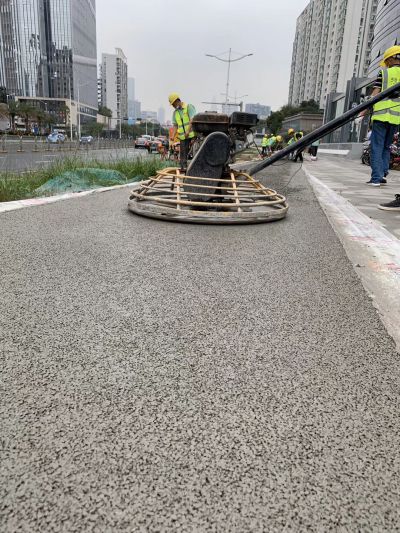 透水混凝土路面