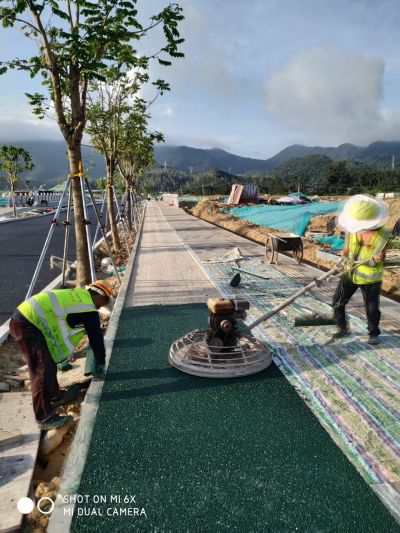 透水混凝土路面